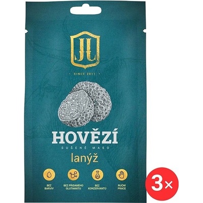 Jihočeské Jerky Hovězí Lanýž 3 x 20 g