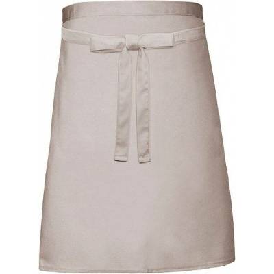 Link Kitchen Wear Pekařská lehčí zástěra délka pkolena 240 g/m Písková X997