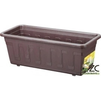 Samozavlažovací truhlík Garden Flor 60 cm hnědý