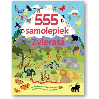555 samolepiek Zvieratá