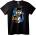 NOONEBRAND Тениска Рок Куче с Китара - S, Black