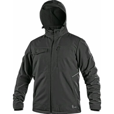 Canis CXS pánska softshell bunda STRETCH čierna