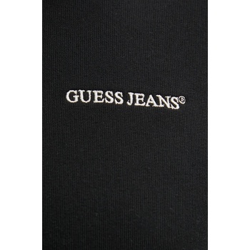 Guess Jeans Памучен суичър Guess Jeans в черно с апликация M5RQ43 KCPR1 (M5RQ43.KCPR1)