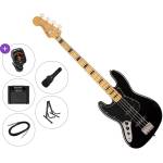 Squier Classic Vibe 70s Jazz Bass MN LH Premium SET Black Електрическа бас китара