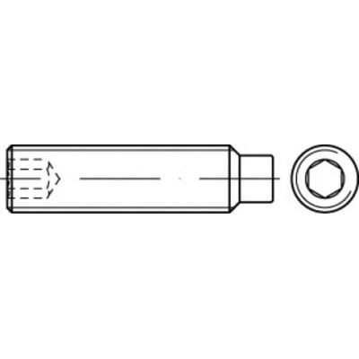 TOOLCRAFT TO-5414715 závitový kolík M16 20 mm 100 ks