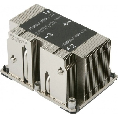 Supermicro Радиатор за процесор, SUPERMICRO, 2U Passive CPU Heat Sink for LGA 3647 (SNK-P0068PSC)