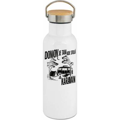 123TRIKO termoska Domov je tam, kde stojí karavan 500 ml