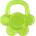 Babyono Бебешка гризалка Babyono - Цвете, зелена (8270101-зелен)