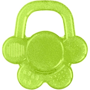 Babyono Бебешка гризалка Babyono - Цвете, зелена (8270101-зелен)