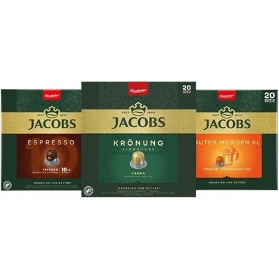 Jacobs Kávové kapsle Wunderbar MixPack Nespresso Original 60 ks