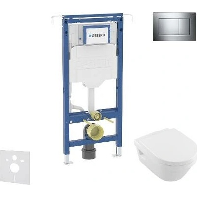 Geberit Duofix Villeroy Boch s tlačidlom Sigma30 SANI11CK1107