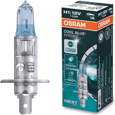 Osram Cool Blue Intense H1 P14,5s 12V 55W 64150CBN-HCB 2 ks