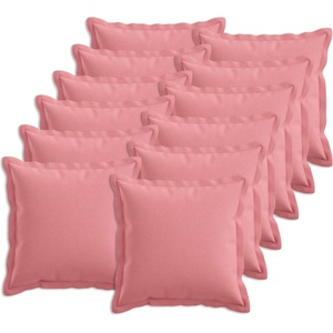 vidaXL Калъфка за възглавница 12 pcs HOUTEN Розово 45 x 45 cm (918528)
