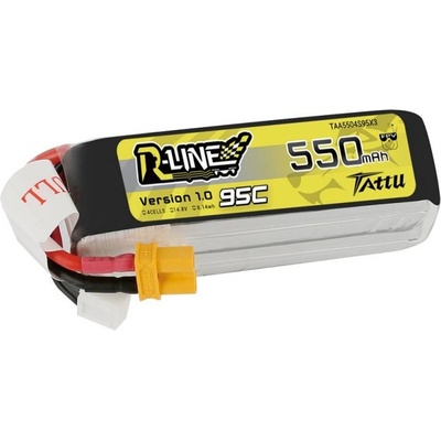 Tattu LiPo батерия Tattu R-Line 550mAh 14.8V 4S 95C (TAA5504S95X3)