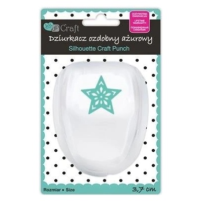 dpCraft Dekorační děrovačka ažurová 3,7 cm – hvězda (JCDZ-515-008)