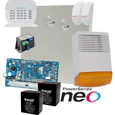 DSC Алармен комплект dsc kit2016ext-bs1 neo с датчици и батерии (kit2016ext-bs1)