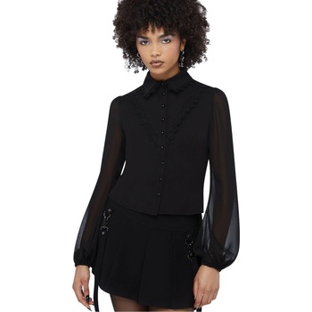 KILLSTAR дамска блуза KILLSTAR - Miss Mourning - Black - KSRA014151
