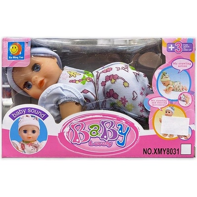 RAYA TOYS Кукла бебе Raya Toys Пълзящо и вървящо, със звук