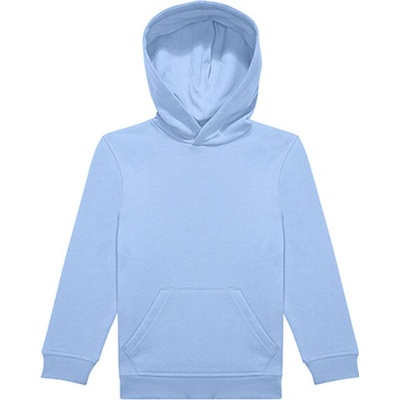 B&C detská mikina s kapucňou WK002 Lotus Blue