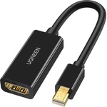 UGREEN Адаптер за свързване на Mini DisplayPort към HDMI (4K) (черен) - Ugreen MD112 Mini DisplayPort to HDMI Converter 4K (40360 (UGR158BLK))
