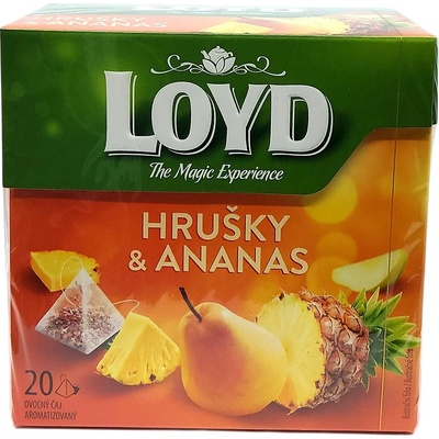 Loyd Tea pyramida Hruška a ananas 20 x 2,2 g