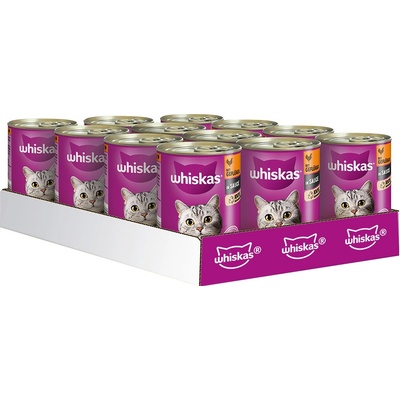 Whiskas 1+ hydina v omáčke 12 x 400 g