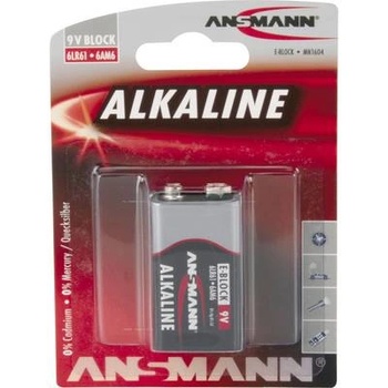 ANSMANN Алкална батерия Ansmann 9V-Block E (1515-0000) (1515-0000)