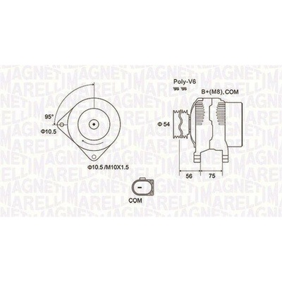 Generátor MAGNETI MARELLI 063731904010