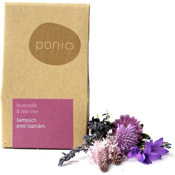 Ponio Levandule a tea tree šampúch proti lupům 60 g