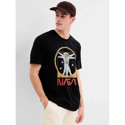 GAP tričko & NASA čierne