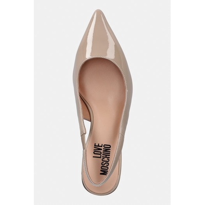 Love Moschino обувки с ток от кожа (JA10336G1PIH0105)