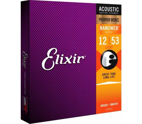 Elixir Phosphor Bronze Nanoweb 16052