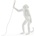 Seletti Лампа Monkey изправена външна бяла (14926)