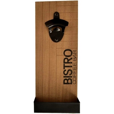 Mondex Otvírák na pivo Bistro na zeď, 30 x 12 cm
