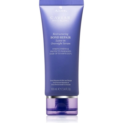 Alterna Haircare Caviar Anti-Aging Restructuring Bond Repair rегенериращ нощен серум за увредена коса 100ml