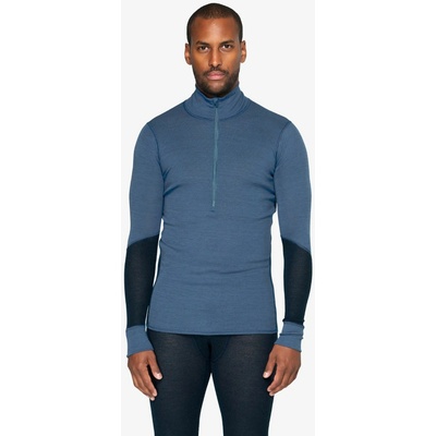 Devold Wool Mesh 190 Zip Neck Man modrá