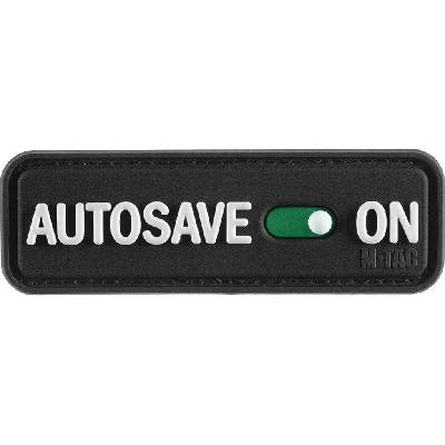 Nášivka M-Tac Autosave - černá
