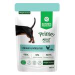 AKVATERA Nature's Protection DOG Prime Adult Dogs Weight Control All Breeds with Chicken and White Fish, пауч за пораснали кучета от всички породи - хапки в сос с пилешко месо и бяла риба, за поддържане на опт