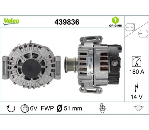 Generátor VALEO 439836