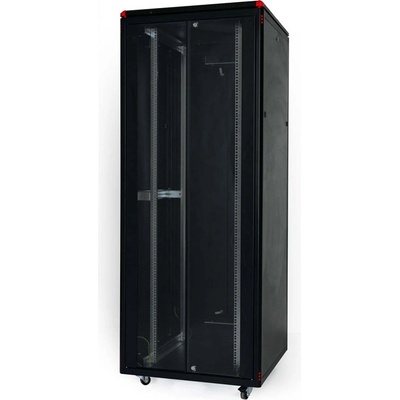 Gunko ELGP 42U 800х1200 мм. , 19" Сървърен шкаф със стъклена врата, черен (ELGP42U8012BL221)