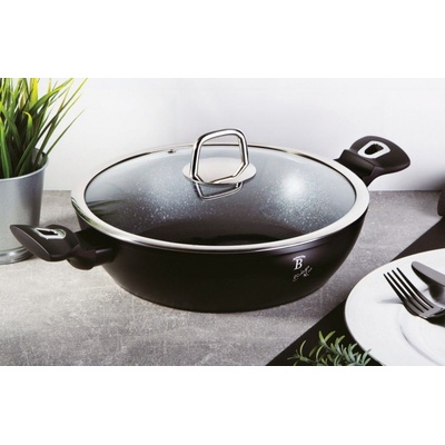 BerlingerHaus hluboká s poklicí Black Silver Collection 28 cm