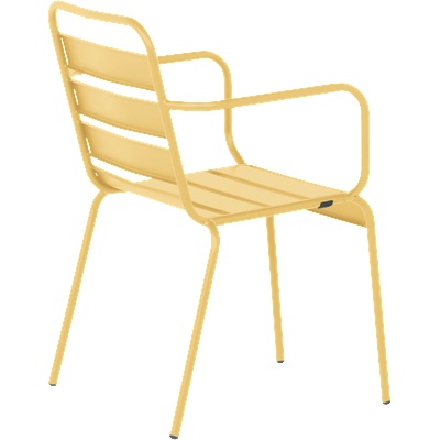 Carmen Метален градински стол inisa - жълт (3535138)