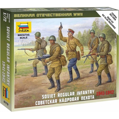 Zvezda Soviet Regular Infantry 1941-42 6179 1:72