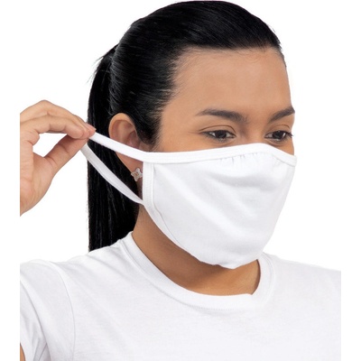 Gildan rouška EveryDay mask bílá Pro dospělé 5 ks