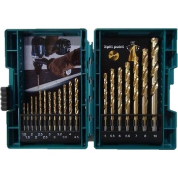 Makita D-67527 sada vrtákov do kovu HSS-TiN 19ks