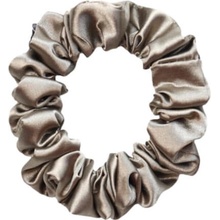 MURU Úzka Saténová Scrunchie gumička - Bronze Lesklá
