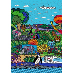 Bluebird Puzzle - Puzzle Romero Britto: Nature - 1 000 piese
