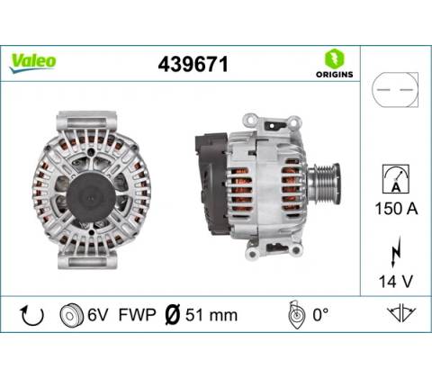 Alternátor VALEO 439671