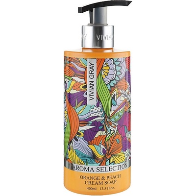 Vivian Gray Aroma Selection Orange & Peach krémové tekuté mydlo 400 ml