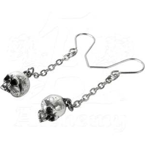 Alchemy gothic обеци alchemy gothic - Мъртви черепи Обеци - e364